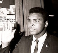 Heavyweight champion Muhammad Ali