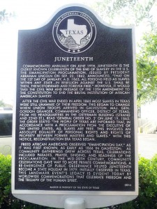 juneteenth marker