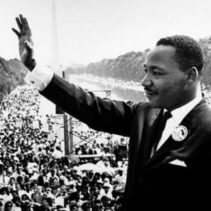 Martin Luther King waiving