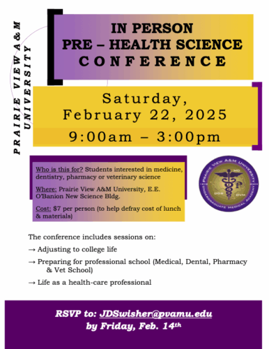 Premed Conference Flyer 2025