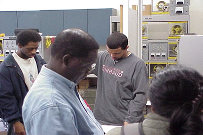 Portrait of Professor Penrose Cofie (PhD EE, PE; Foreground location)