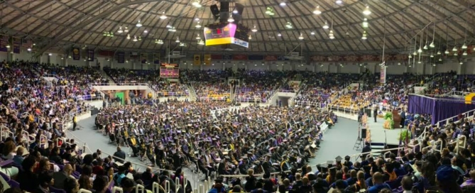 May 2019 Commencement in the Baby Dome