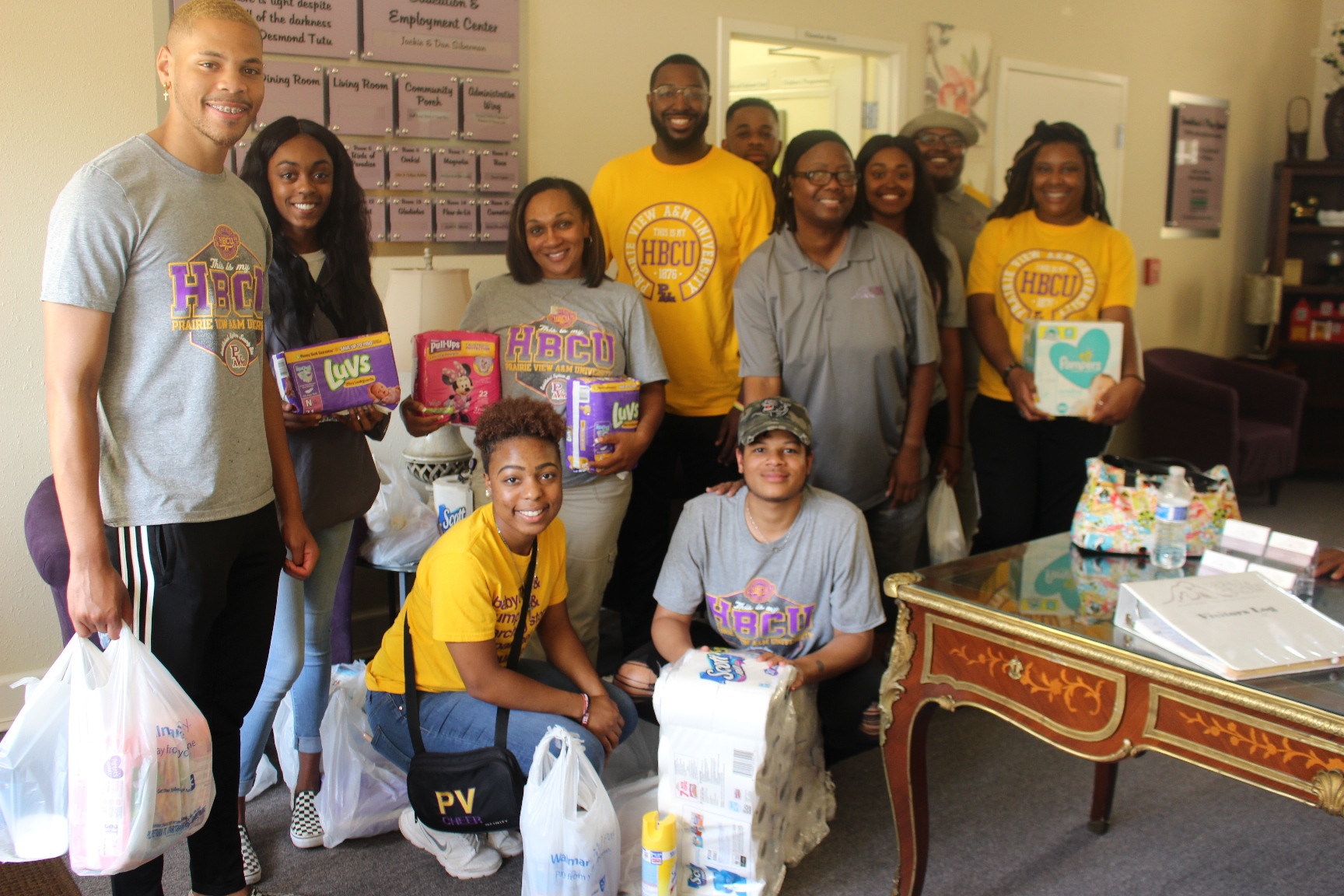 New Orleans Women And Chilren’s Shelter Visit PVAMU Student Leaders6