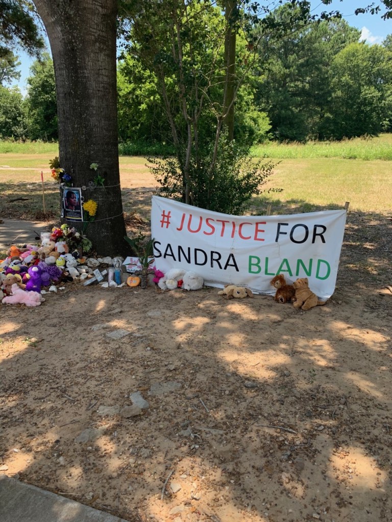 Memorial for Sandra Bland.