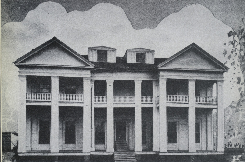 Photo shows Kirby Hall, the first building to be used by Prairie View.