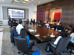 PVAMU faculty and students visit the PwC offices in Houston on September 21, 2019.
