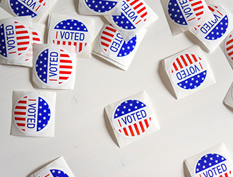 I Voted Stickers
