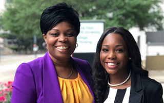 Andrea McDonald, Ph.D., and daughter