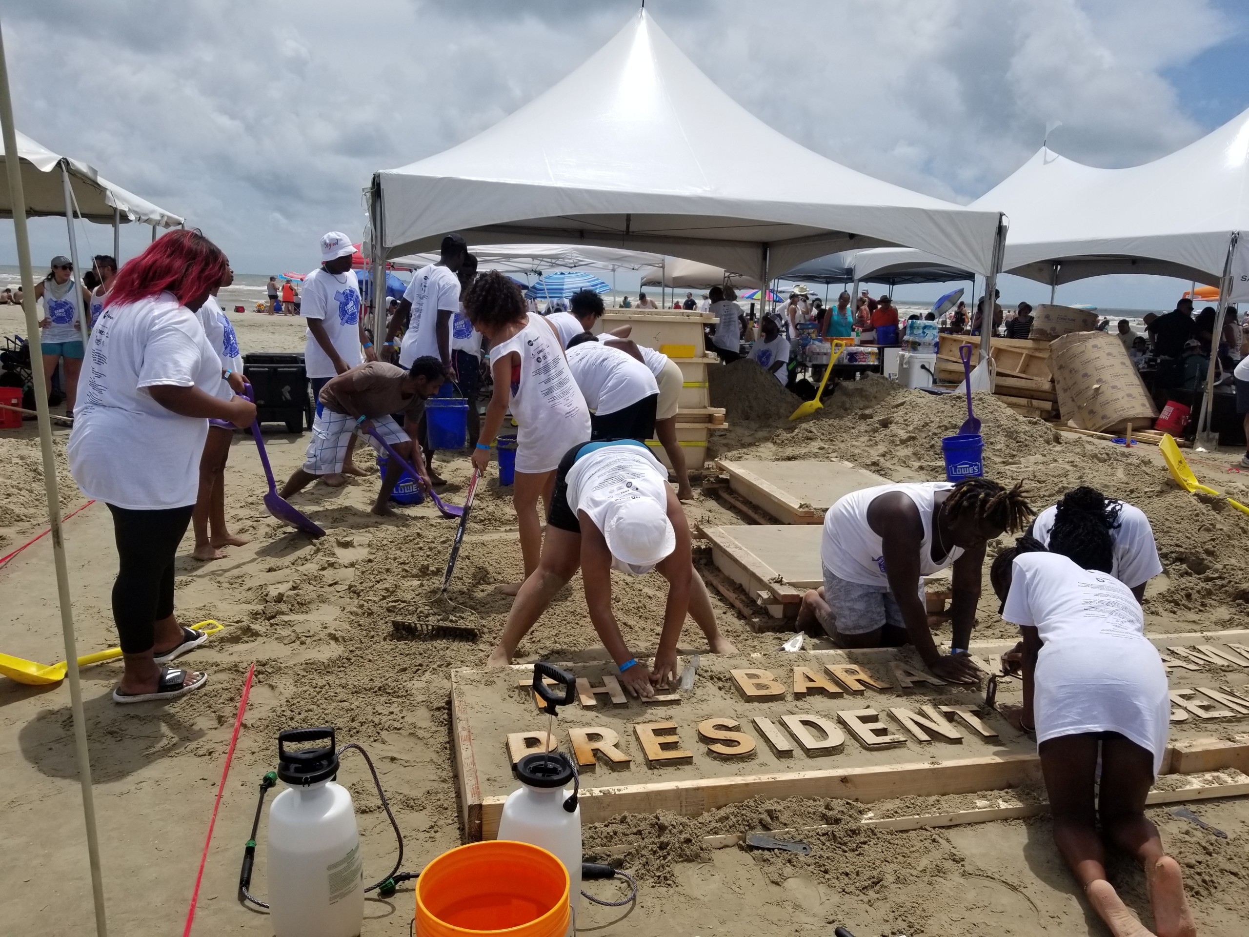 Sandcastle Design Competition 2022 Students At Work