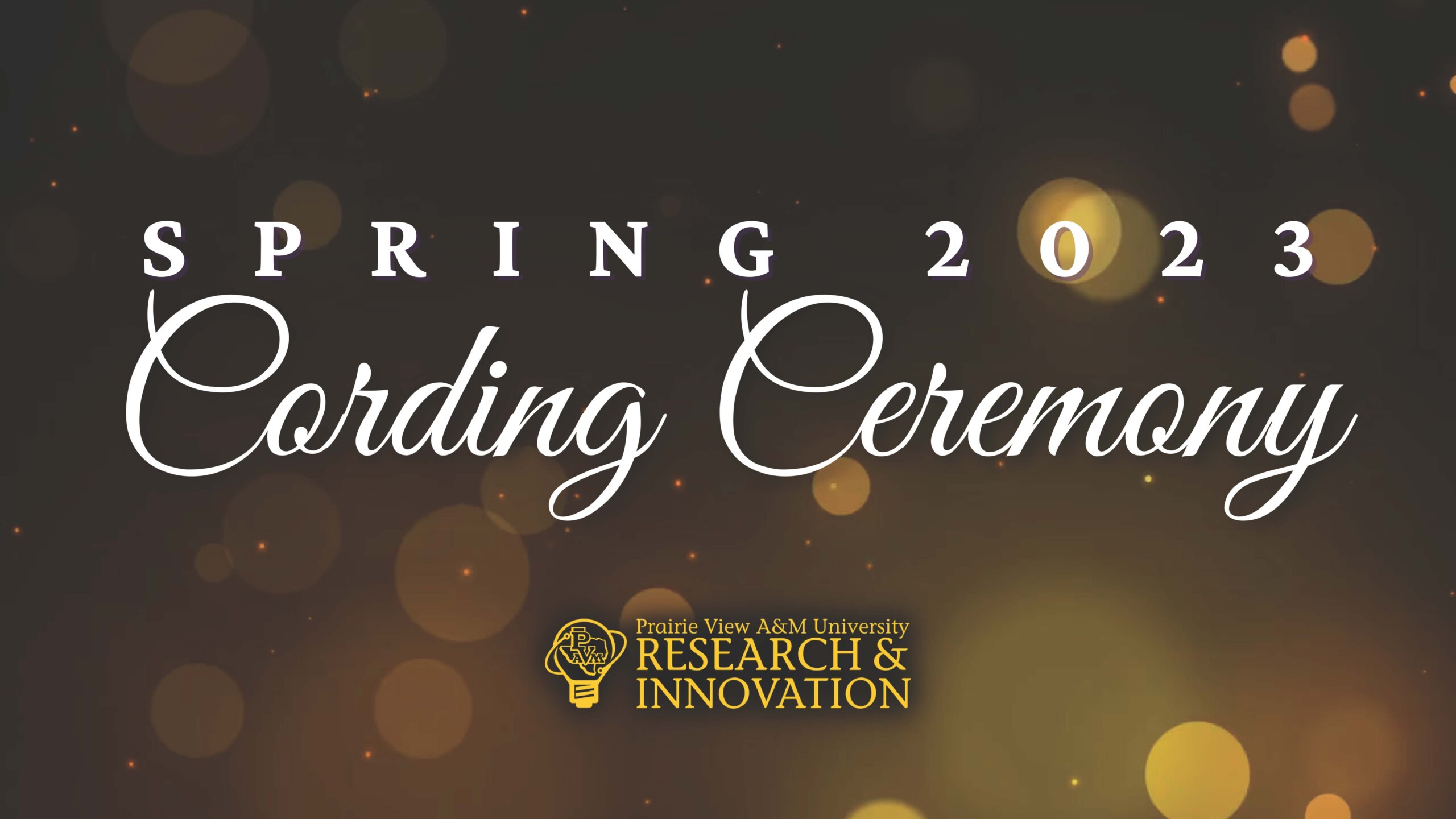 Spring Cording Ceremony