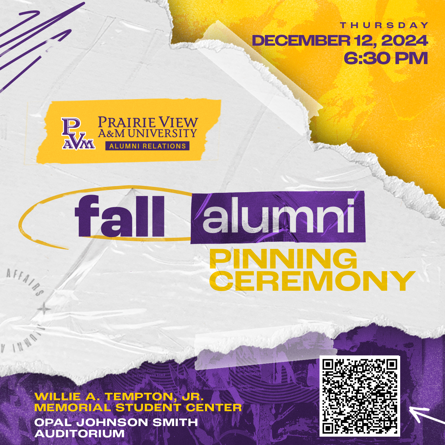 Dear Fall 2024 Graduates, In a month, you will walk across the stage in the William “Billy” J. Nicks Building and receive your degree. We offer heartfelt congratulations to each of you on your accomplishments!