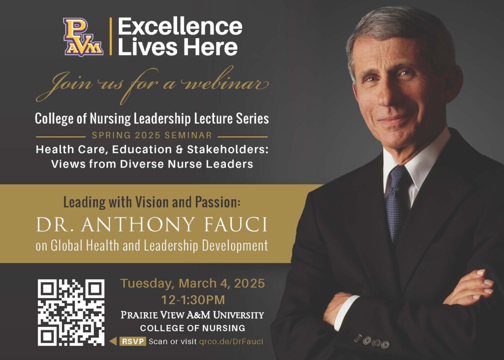 SPRING 2025 LEADERSHIP LECTURE WEBINAR DR. ANTHONY FAUCI