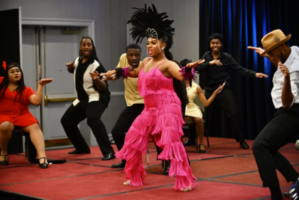 Photo of Prairie View A&M University students performing at NOA’s 2025 Robert Hansen Collegiate Scenes Competition.Credit: Bob Breault