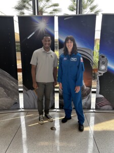 Price with Christina Birch, NASA astronaut