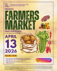 CAFNR Presents Farmers Market At Panther Plaza