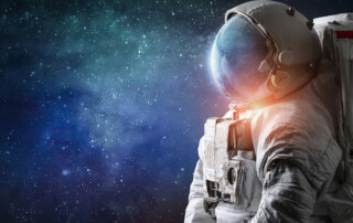 astronaut in space