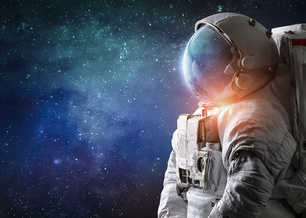 astronaut in space