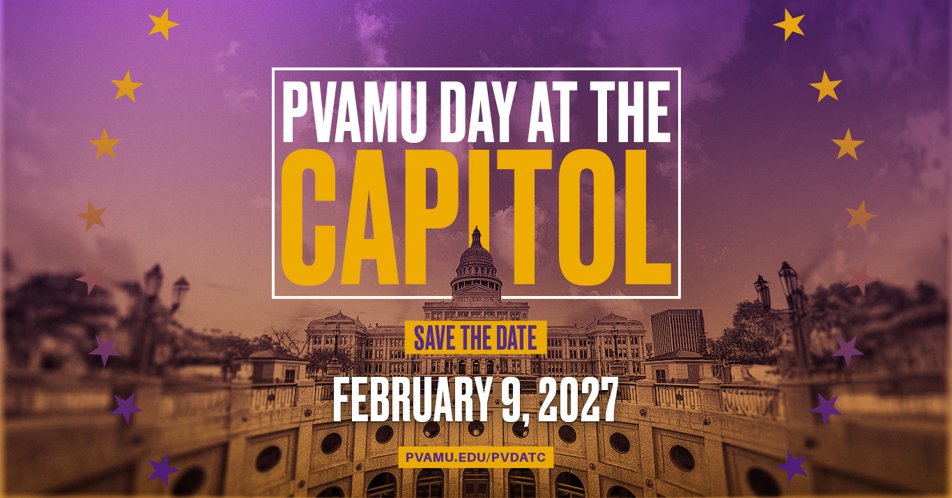 PVAMU Day at the Capitol, February 18, 2025, Save the Date