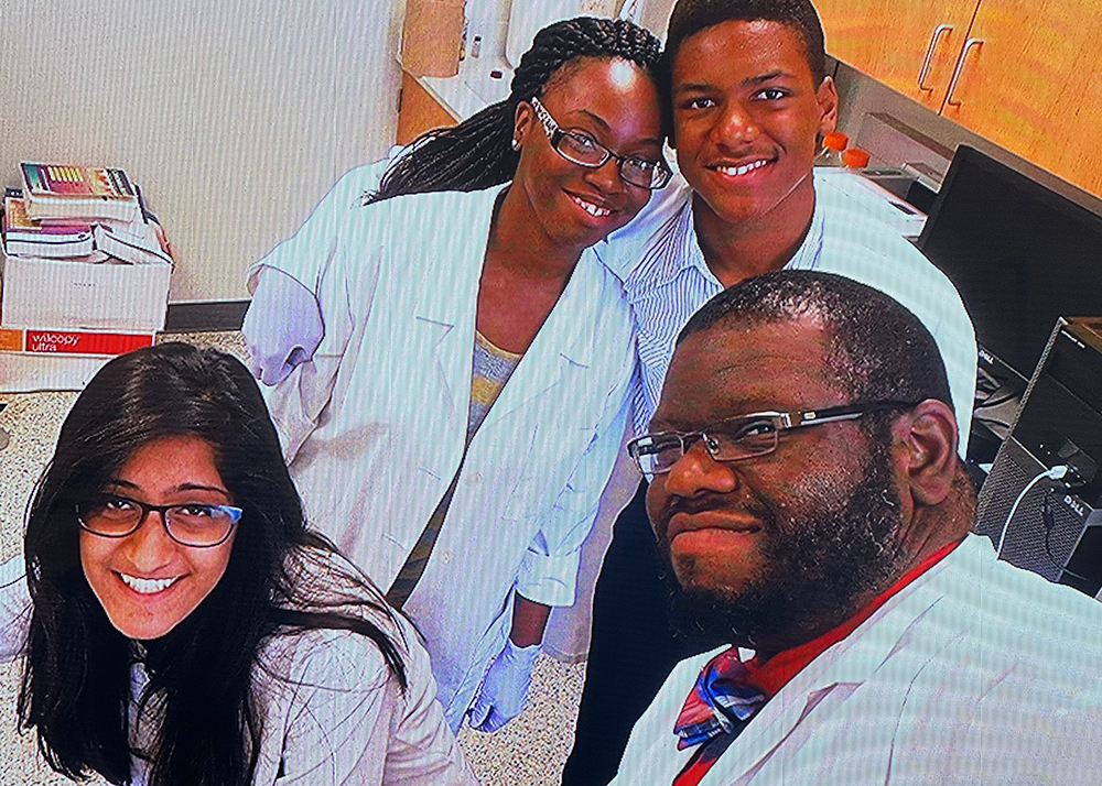Dr. Moore and students